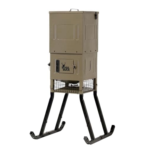 Boss Buck 300 lb Stand & Fill Sled Feeder (Diverter Plate & Solar Panel)