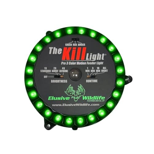 Elusive Wildlife 3 Color Motion Activated Feeder Light